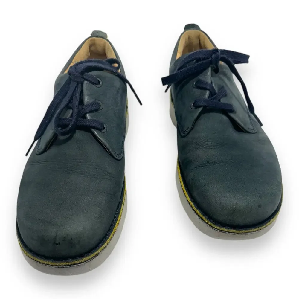 Samuel Hubbard Free Nubuck Leather Oxford Walking Shoes 10 Blue